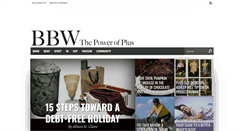Desktop Screenshot of bbwmagazine.com